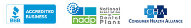 BBB Accredited Business | National Association of Dental Plans | Consumer Health Alliance